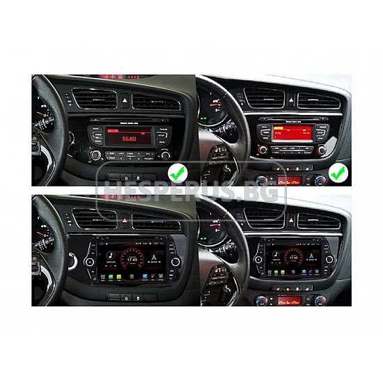 KIA CEED - МУЛТИМЕДИЯ / Навигация android 16 CPU:8-CORE + DSP + CARPLAY