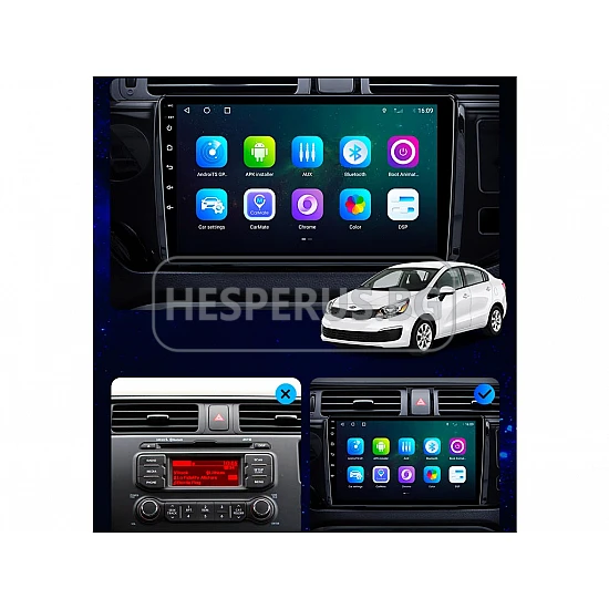 KIA RIO - 9" МУЛТИМЕДИЯ / Навигация android 16