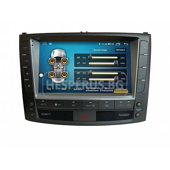 LEXUS  IS  - 9" МУЛТИМЕДИЯ / Навигация android 16