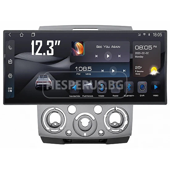 FORD Ranger, Everest - 12.3" МУЛТИМЕДИЯ / Навигация android 16