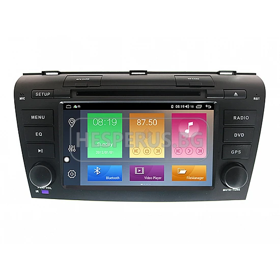 MAZDA 3 - МУЛТИМЕДИЯ / Навигация android 16 DVD + DSP
