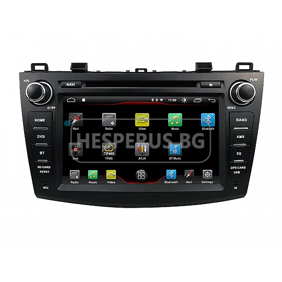 MAZDA 3 - МУЛТИМЕДИЯ / Навигация android 16 DVD CPU: 8-CORE RAM:4GB + DSP + CARPLAY + SIM