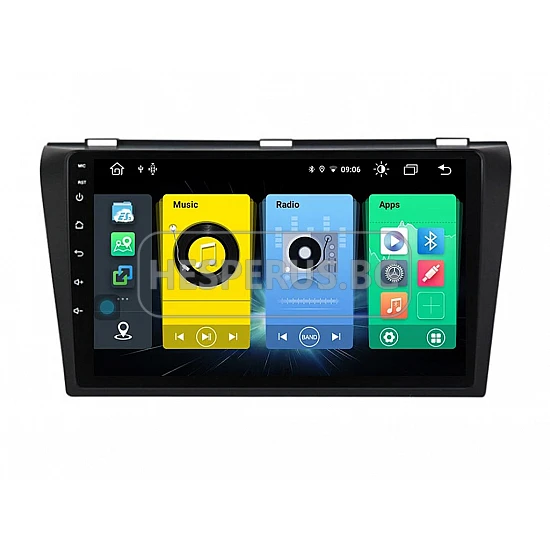 MAZDA 3 - 9" МУЛТИМЕДИЯ / Навигация android 16