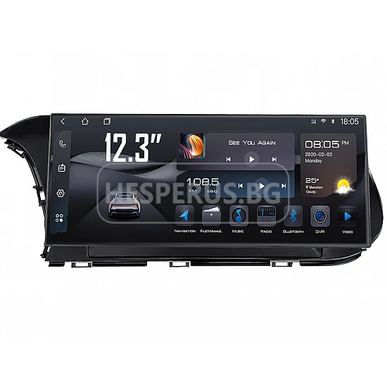 HYUNDAI I20 - 12.3" МУЛТИМЕДИЯ / Навигация android 16