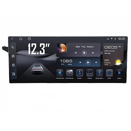 MERCEDES C-Class W204 - 12.3" МУЛТИМЕДИЯ / Навигация Android 16 CPU:8-CORE + DSP + CARPLAY + SIM
