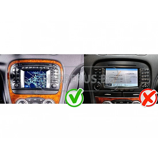MERCEDES SL R230 - 7" МУЛТИМЕДИЯ / Навигация android 16