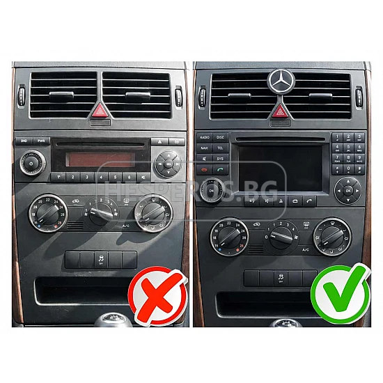 MERCEDES W169, W245, VIANO, VITO - МУЛТИМЕДИЯ / Навигация android 16