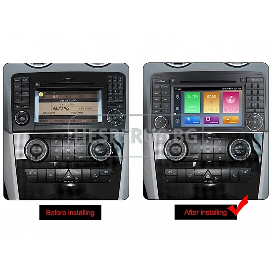 MERCEDES R-Class W251 - МУЛТИМЕДИЯ / Навигация android 16 DVD + DSP