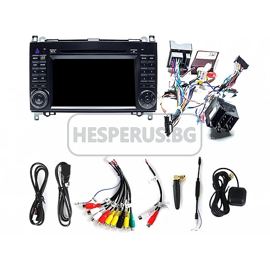MERCEDES W169, W245, VIANO, VITO - МУЛТИМЕДИЯ / Навигация android 16 CPU:8-Core, RAM:4Gb DVD + DSP + CARPLAY + SIM