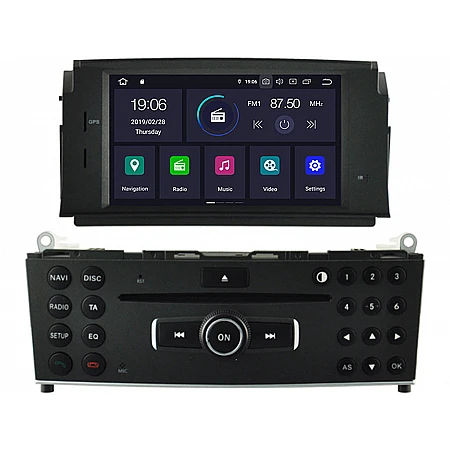 MERCEDES C-Class W204 - МУЛТИМЕДИЯ / Навигация Android DVD