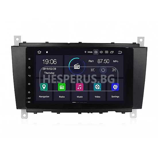 MERCEDES CLC, W203, W209, W463 - МУЛТИМЕДИЯ / Навигация, CPU: 8-Core, RAM: 4Gb, Android DSP