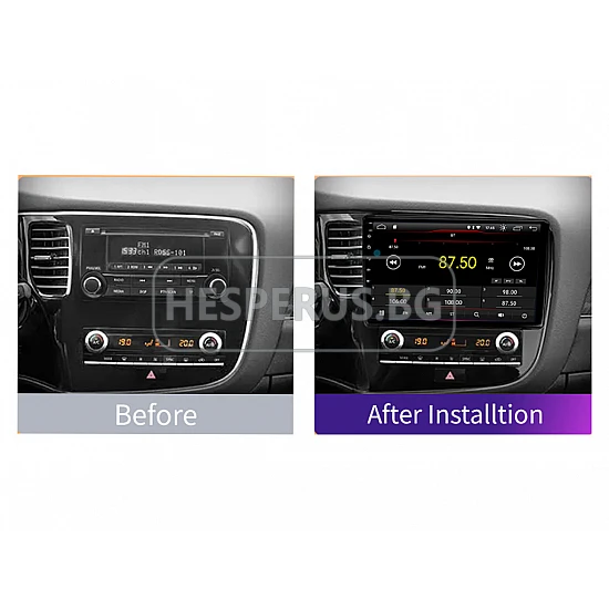 MITSUBISHI OUTLANDER 3 - 10.1" МУЛТИМЕДИЯ / Навигация android 16