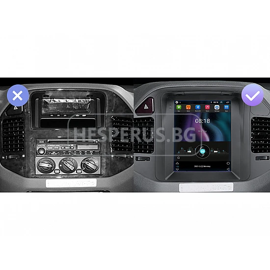 MITSUBISHI Pajero - 9.7" МУЛТИМЕДИЯ / Навигация android 16