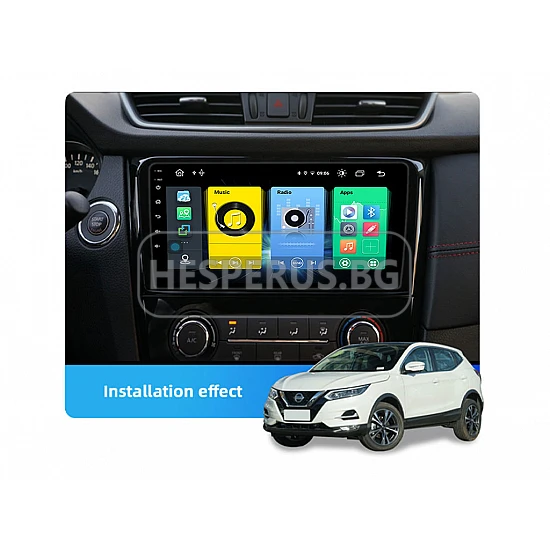 NISSAN X-TRAIL, QASHQAI, ROGUE - 10.1" МУЛТИМЕДИЯ / Навигация android 16
