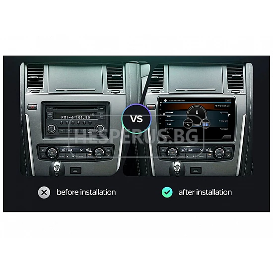 NISSAN PATROL Y62 - 9" МУЛТИМЕДИЯ / Навигация android 16