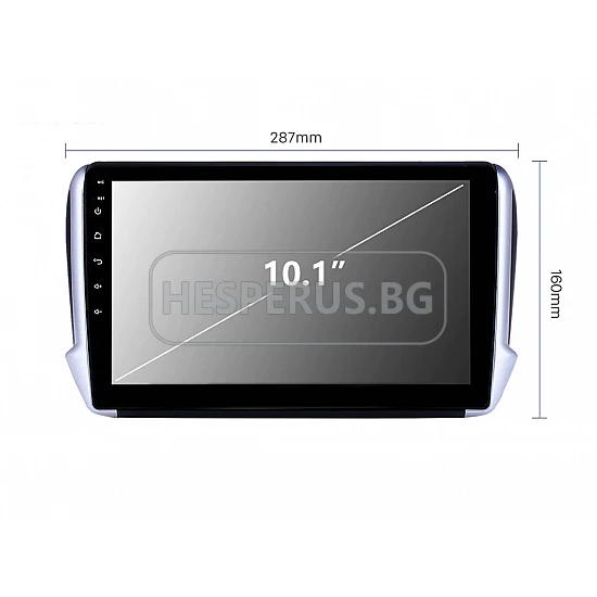 PEUGEOT 208 - 10.1" МУЛТИМЕДИЯ / Навигация android 16
