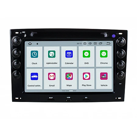 RENAULT MEGANE 2 - МУЛТИМЕДИЯ / Навигация android 16 CPU:8-CORE + DSP + CARPLAY + SIM