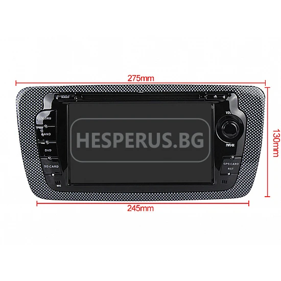 SEAT Ibiza - МУЛТИМЕДИЯ / Навигация android 16 DVD + DSP + CARPLAY + ANDROID AUTO