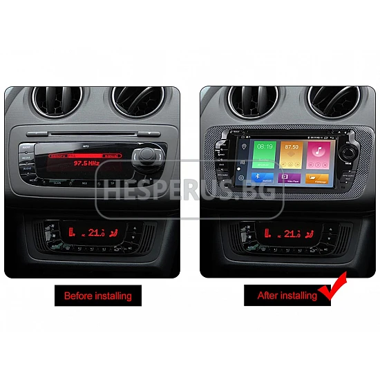 SEAT Ibiza - МУЛТИМЕДИЯ / Навигация android 16 DVD + DSP + CARPLAY + ANDROID AUTO