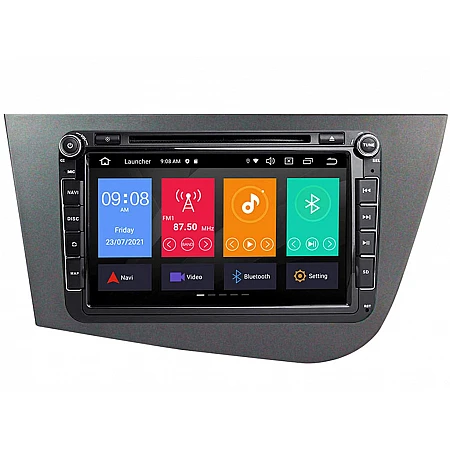 SEAT Leon - 8" МУЛТИМЕДИЯ / Навигация android 16 CPU: 8-CORE, RAM:4GB + DVD + DSP + CARPLAY + ANDROID AUTO + SIM