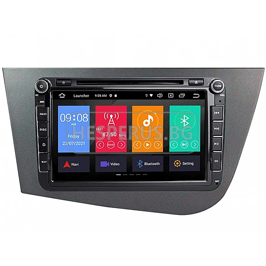SEAT Leon - 8" МУЛТИМЕДИЯ / Навигация android 16 CPU: 8-CORE, RAM:4GB + DVD + DSP + CARPLAY + ANDROID AUTO + SIM