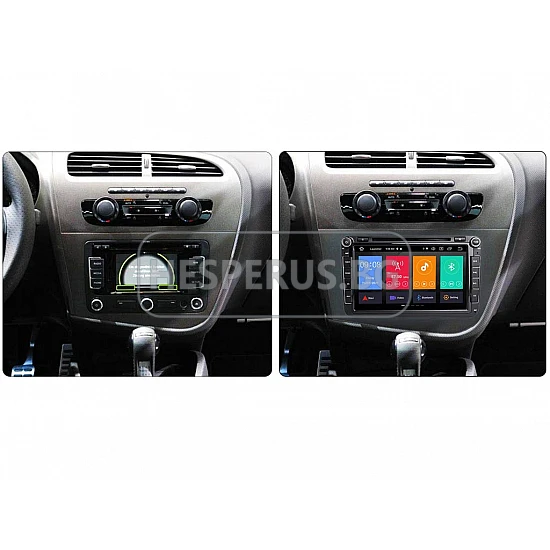 SEAT Leon - 8" МУЛТИМЕДИЯ / Навигация android 16 CPU: 8-CORE, RAM:4GB + DVD + DSP + CARPLAY + ANDROID AUTO + SIM