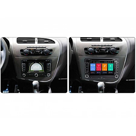 SEAT Leon - 7" МУЛТИМЕДИЯ / МУЛТИМЕДИЯ / Навигация android 16 CPU:8-CORE, RAM:4GB + DSP + CarPlay + ANDROID AUTO + SIM