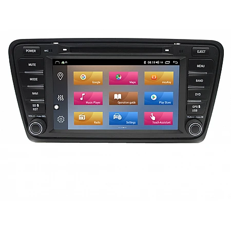 SKODA Octavia - МУЛТИМЕДИЯ / Навигация android 16 DVD + DSP