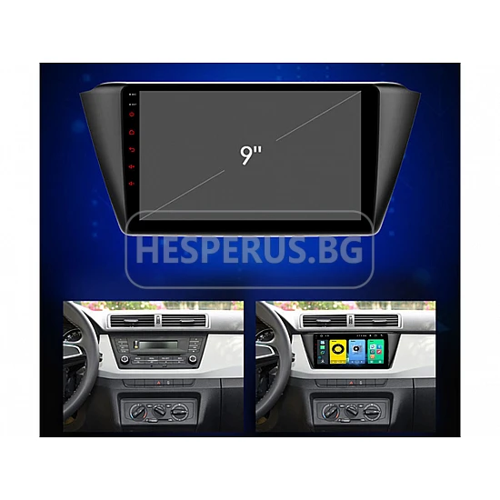 SKODA Fabia - 9" МУЛТИМЕДИЯ / Навигация android 16