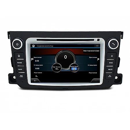 SMART Fortwo - 7" МУЛТИМЕДИЯ / НАВИГАЦИЯ ANDROID CPU:8-CORE, RAM:4GB, ROM:64GB DVD + DSP + CARPLAY + SIM