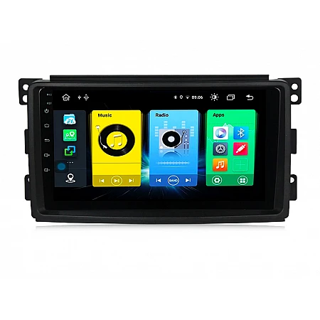 SMART Fortwo - 9" МУЛТИМЕДИЯ / Навигация android 16