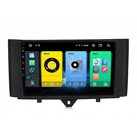 SMART Fortwo - 9" МУЛТИМЕДИЯ / Навигация android 16