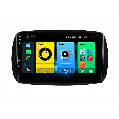 SMART Fortwo, Forfour - 9" МУЛТИМЕДИЯ / Навигация android 16