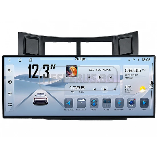 TOYOTA Yaris - 12.3" МУЛТИМЕДИЯ / Навигация android 16
