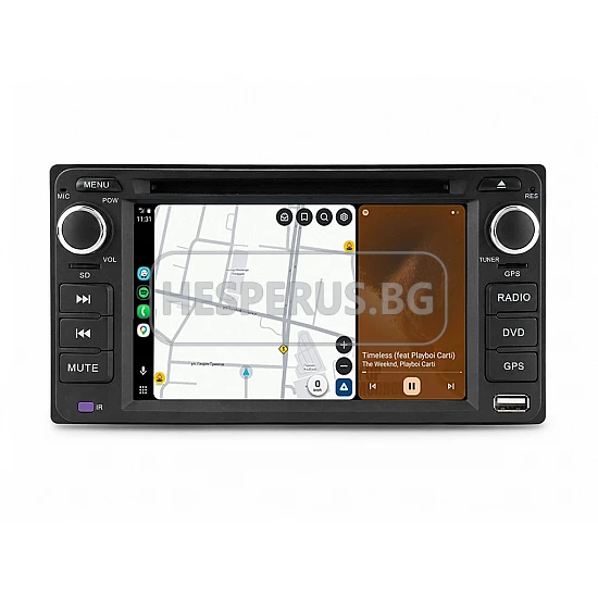 TOYOTA - МУЛТИМЕДИЯ / Навигация android 16 CPU:8-CORE RAM:4GB DVD + DSP + CARPLAY + ANDROID AUTO