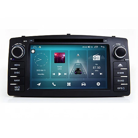 TOYOTA Corolla E120/E130 - МУЛТИМЕДИЯ / Навигация android 16 + DSP + CARPLAY + SIM