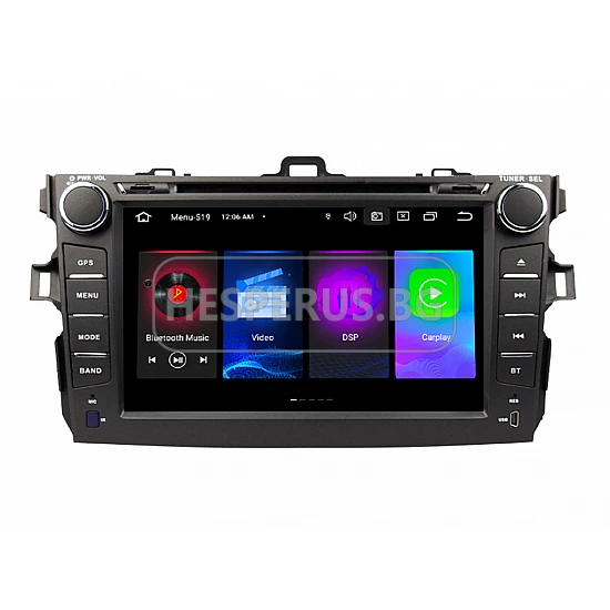 TOYOTA Corolla - МУЛТИМЕДИЯ / Навигация android 16 CPU: 8-CORE + DVD + DSP + CarPlay + SIM