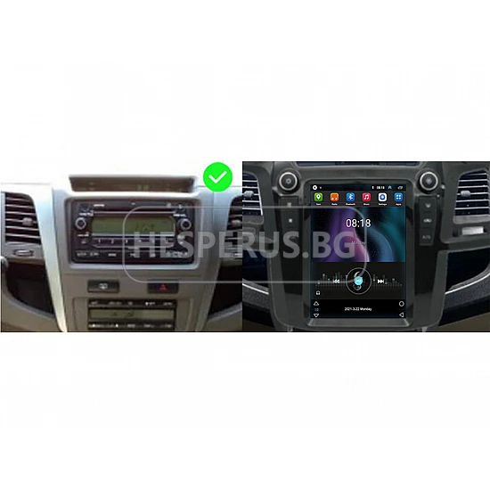 TOYOTA HILUX - 9.7" МУЛТИМЕДИЯ / Навигация android 16