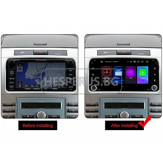 TOYOTA 7" - МУЛТИМЕДИЯ / Навигация android 16 DSP + CARPLAY + ANDROID AUTO