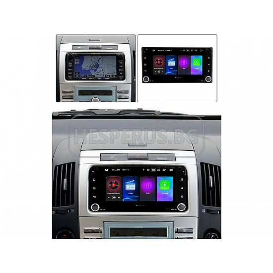 TOYOTA 7" - МУЛТИМЕДИЯ / Навигация android 16 DSP + CARPLAY + ANDROID AUTO