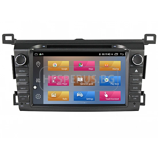 TOYOTA RAV4 - МУЛТИМЕДИЯ / Навигация android 16 DVD графит + DSP + CARPLAY