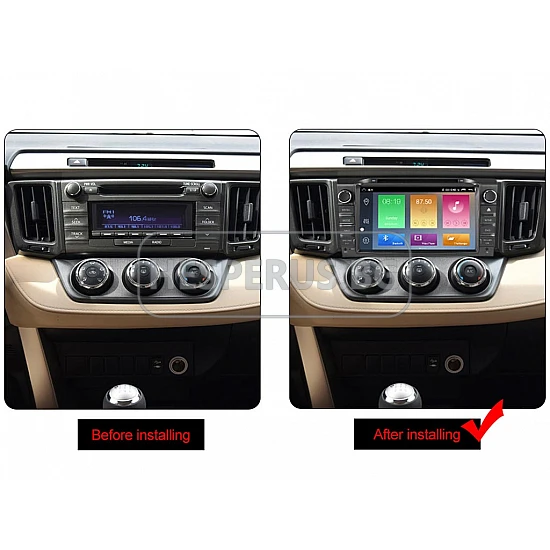TOYOTA RAV4 - МУЛТИМЕДИЯ / Навигация android 16 DVD графит + DSP + CARPLAY
