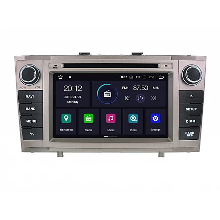 TOYOTA Avensis - МУЛТИМЕДИЯ / Навигация Android CPU:8-CORE RAM:4GB DVD + DSP