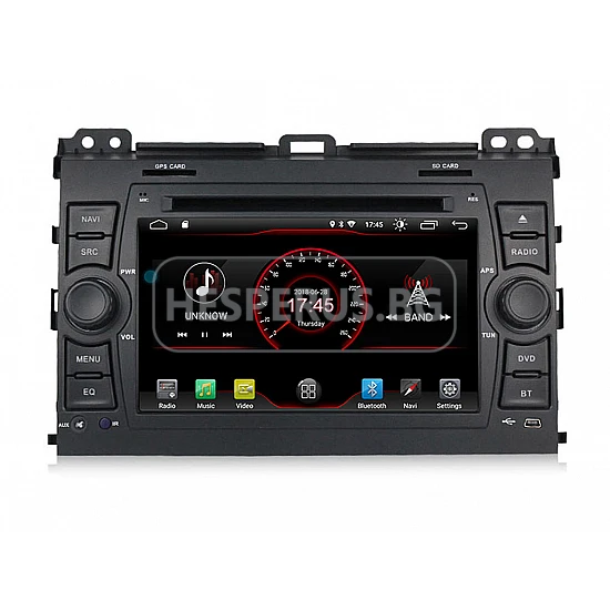 TOYOTA Land Cruiser Prado 120 - МУЛТИМЕДИЯ / Навигация Android 16 DVD + DSP + CARPLAY + ANDROID AUTO