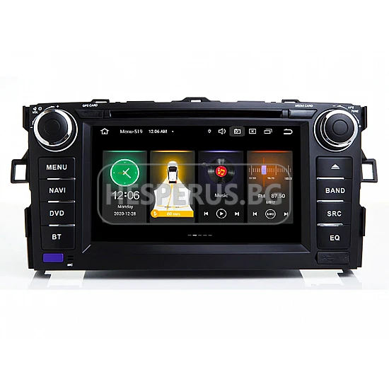 TOYOTA Auris - МУЛТИМЕДИЯ / Навигация android 16 DVD CPU:8-CORE + DSP + CARPLAY 