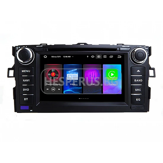 TOYOTA Auris - МУЛТИМЕДИЯ / Навигация android 16 DVD CPU:8-CORE + DSP + CARPLAY 