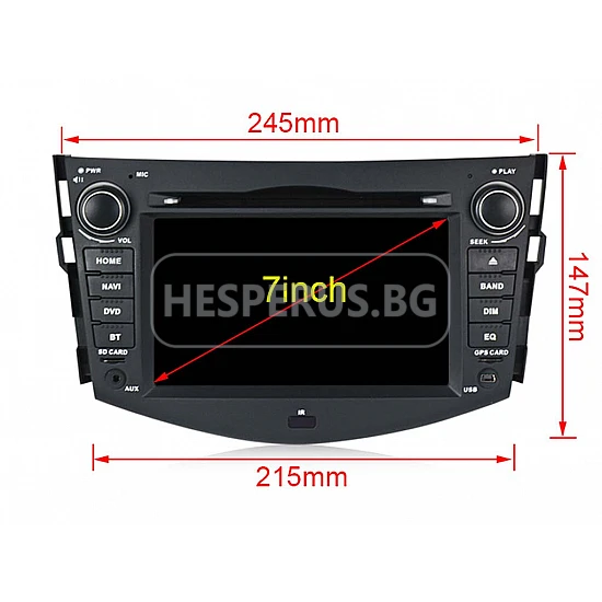 TOYOTA RAV4 - МУЛТИМЕДИЯ / Навигация Android DVD