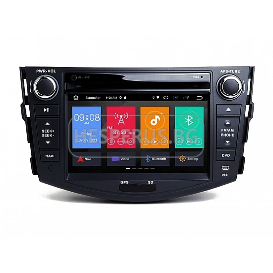 TOYOTA RAV4 - МУЛТИМЕДИЯ / Навигация android 16 CPU:8-CORE DVD + DSP + CARPLAY + SIM