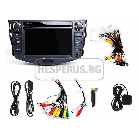 TOYOTA RAV4 - МУЛТИМЕДИЯ / Навигация android 16 CPU:8-CORE DVD + DSP + CARPLAY + SIM