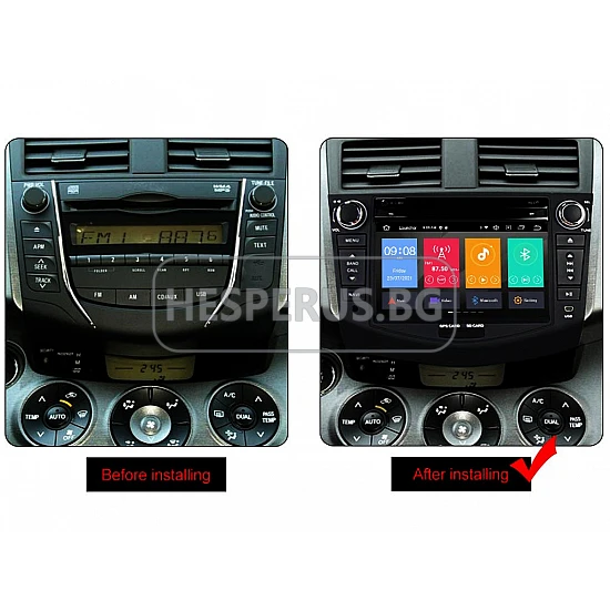 TOYOTA RAV4 - МУЛТИМЕДИЯ / Навигация android 16 CPU:8-CORE DVD + DSP + CARPLAY + SIM